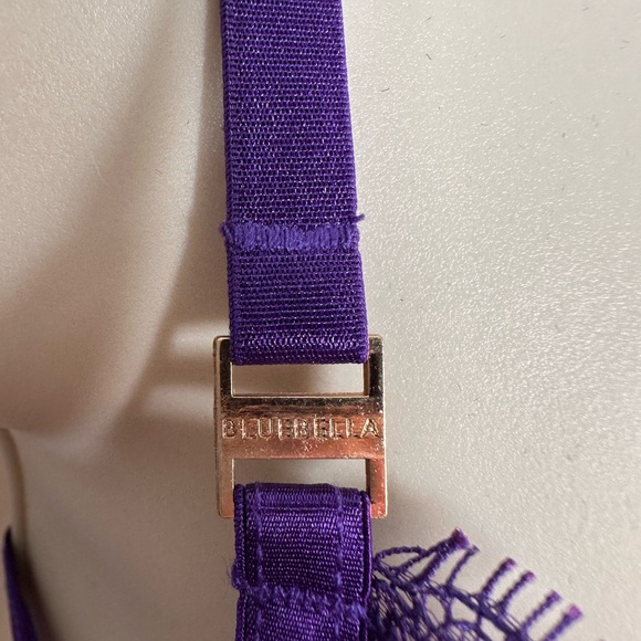 BlueBella NWT, Purple Lace Bra, Coquette, Zesty, Confidently Sexy 34C - Picture 9 of 12
